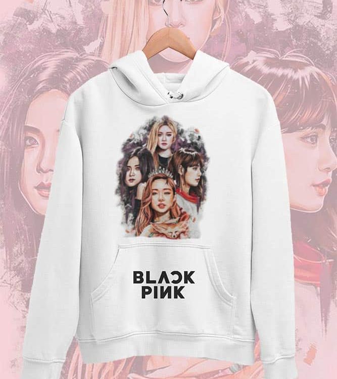 Black Pink Hoodies