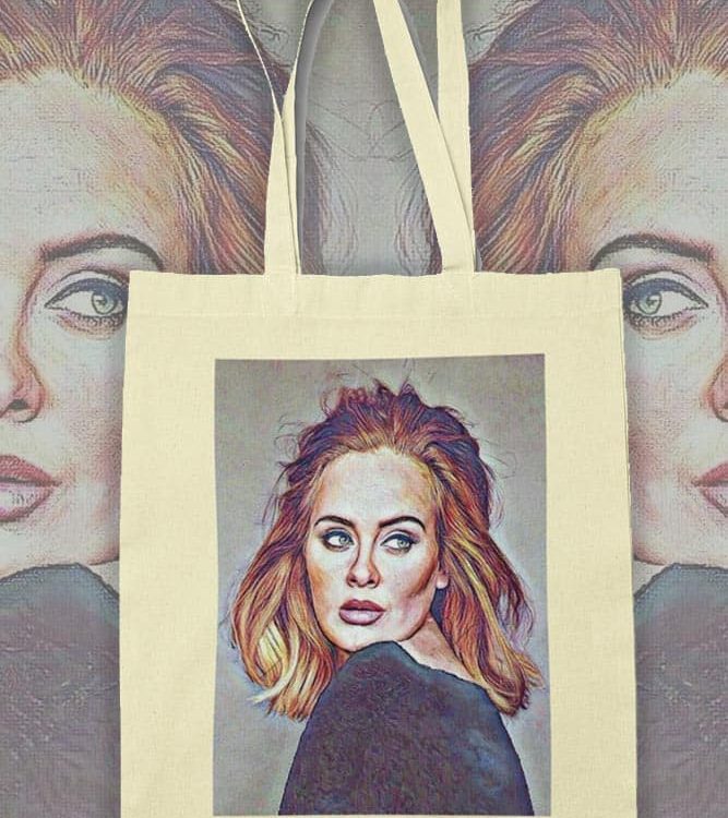 Music Tote Bag: Adele