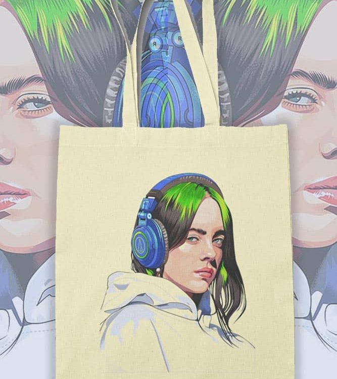 Music Tote Bag: Billie Eilish