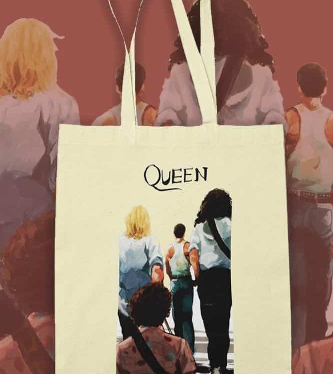 Music Tote Bag: Queen