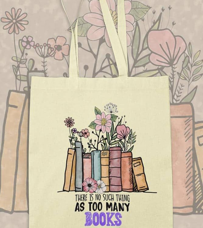 Too Many Books... Tote Bag
