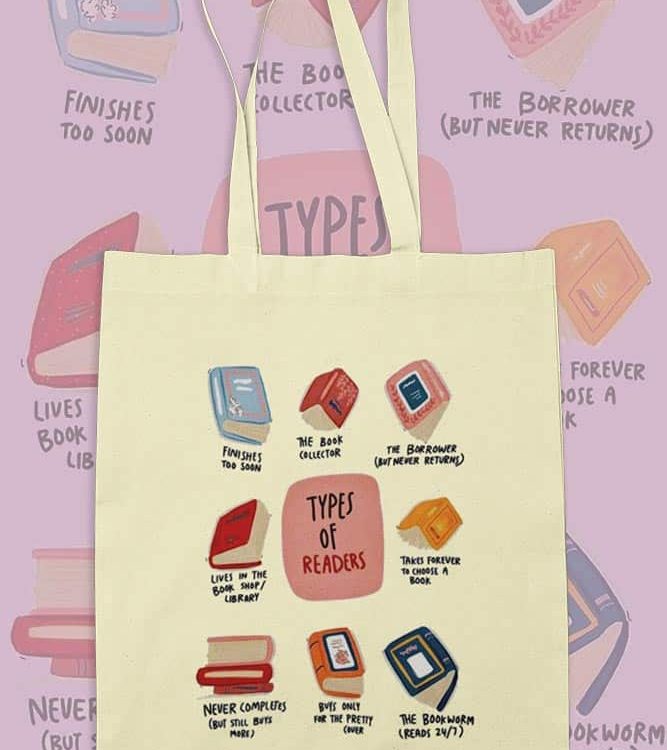 Types of Readers Tote Bag