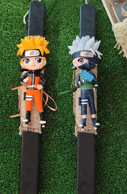 Πασχαλινές Λαμπάδες Naruto & Kakashi