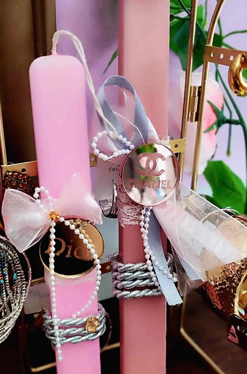 Πασχαλινές Fashion Χειροποίητες Αρωματικές Λαμπάδες