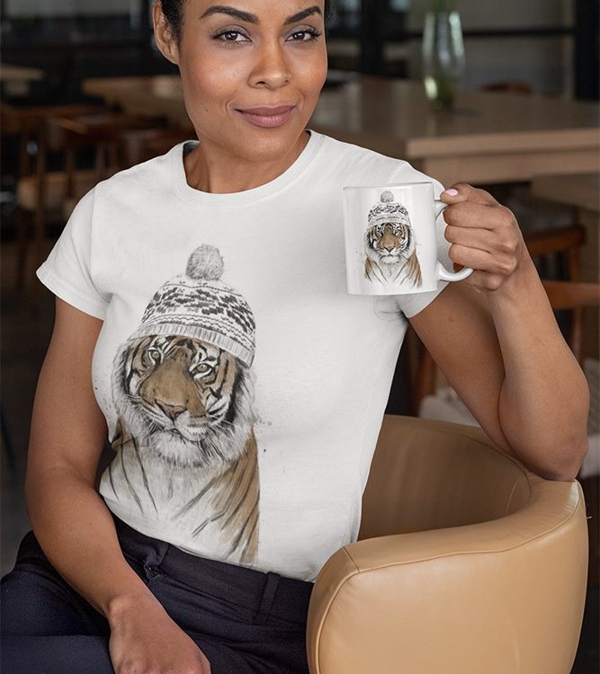 Χιουμοριστικά Σετ T-Shirts και Κούπες "Winter Animals"