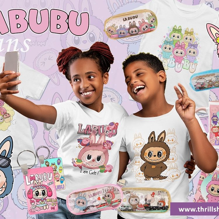 Labubu T-Shirts-Κούπες-Κασετίνες και Μπρελόκ